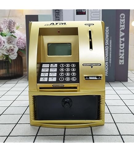 Tonsooze Tirelire Electronique, Tirelire Nuérique Avec écran LCD Autoatique Coptant Oney Box