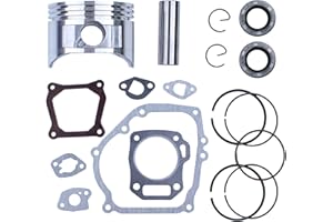 Gubeter Kit d'huile de Joint de Segment de Piston 68 mm, pour Moteur Honda Gx160 Gx200 5.5Hp 6.5Hp 168F, 13101 Zf7 010, 13101 Zh8 010, 91201 Z0T 801