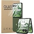 KZIOACSH Screen Protector for Motorola Moto Razr 50 Ultra, [2+2Pack] 9H Hardness[Anti-Scratch] Tempered Glass HD Clear [Bubble Free] Protective Cover Film with Camera Lens Protector