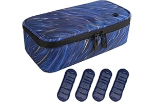 ‎ALLCAMP OUTDOOR GEAR ALLCAMP Diabetikertasche Kühltasche Insulin Tasche für Diabetes Spritzen,Insulininjektion und Medikamente + 4 Kühlakkus