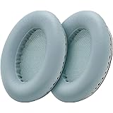 Srhythm Protein Leather Earpads Replacement Memory Foam Cushions for Srhythm NC25/NC35 Over-Ear Headphones(Green)