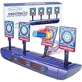 Target for Nerf,Auto Smart Sound Effect Target for Nerf Guns N-Strike Elite/Mega/Rival Toys for 5 6 7 8 9 10 11 12 Years Old