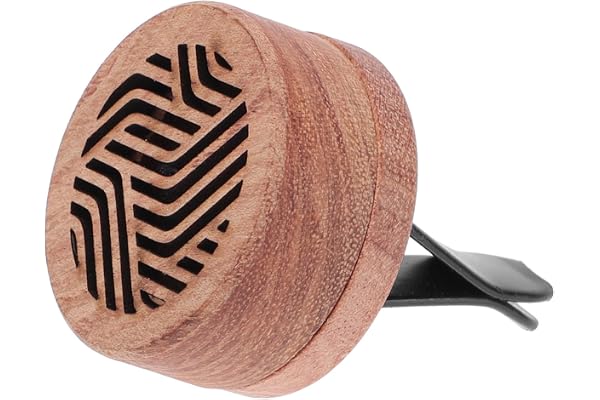 ULTECHNOVO 1 Pcs Diffuseur D'huile Essentielle De Voiture Diffuseur D'aromathérapie De Voiture Clip D'aération Mini s De en Bois pour Huiles Essentielles