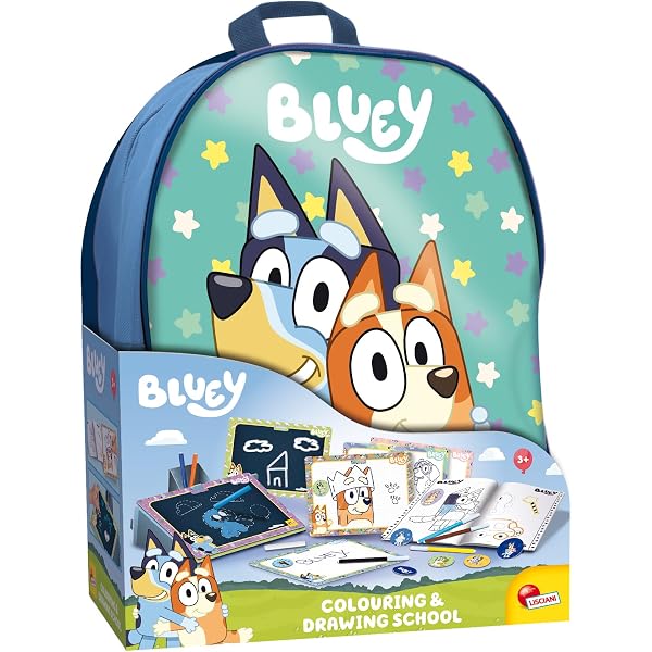Sac De Sport Bluey Et Bingo - Sac à Dos Gym Bag 44x36 Cm - Licencié Officiel VADOBAG - Multicolore