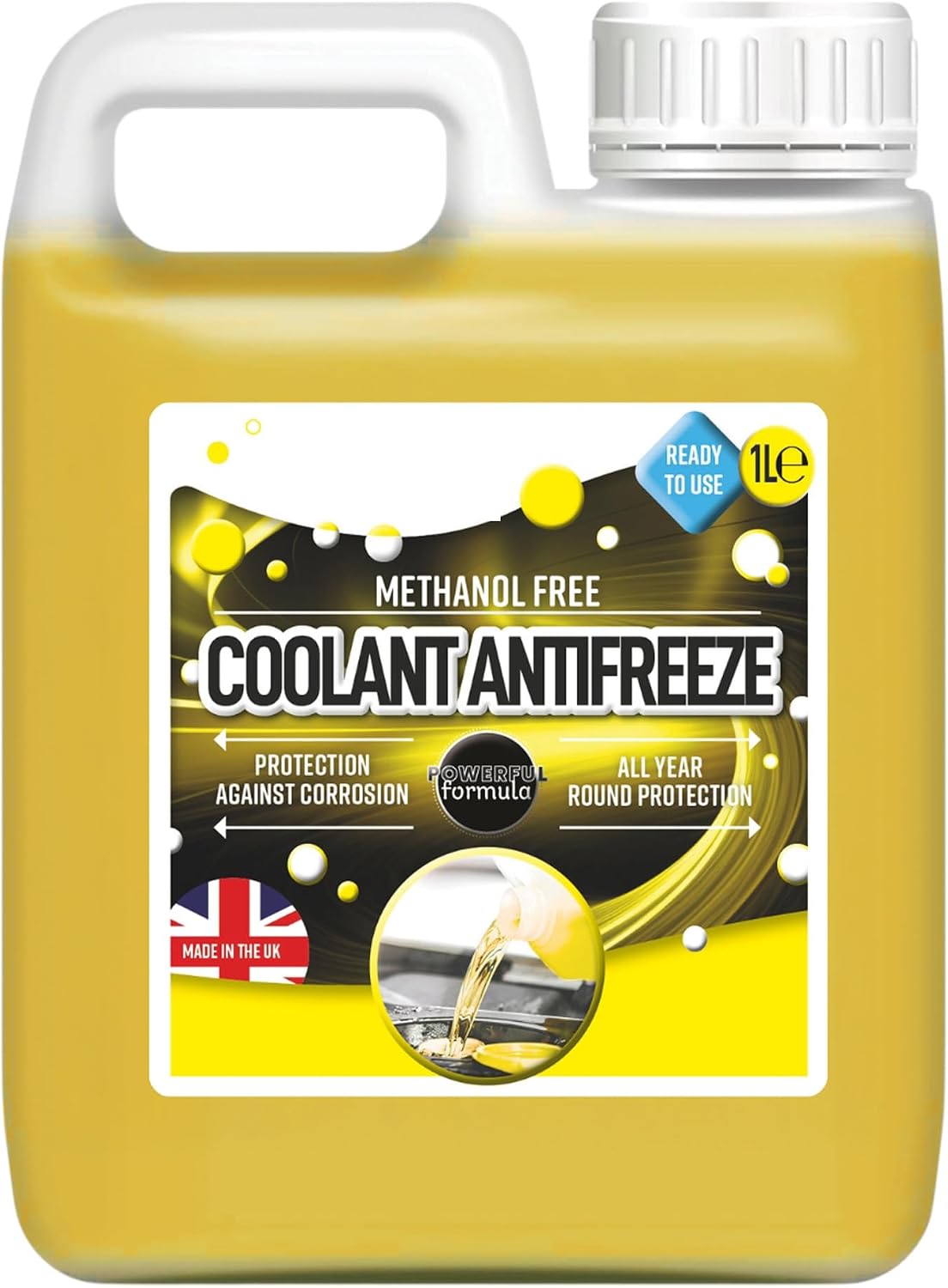 STORM TRADING GROUP 1L Coolant Antifreeze Engine Protection From Overheating, Freezing & Corrosion Smooth Performance Year-Round Ready To Use (1)