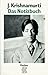 Das Notizbuch by Jiddu Krishnamurti, Anne R Frank-Strauss