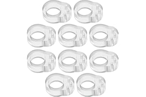 Mitavo Paracolpi Porte Set da 10, Protezione per Maniglie di Porte e Finestre, Fermaporta Trasparenti, Fermi Porte per la Protezione delle Pareti
