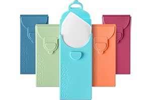 LastTissue® Reusable Cotton Tissue Pack – Sustainable, Durable, Eco-Conscious, Portable & Washable Facial Tissues for Men and Women with Travel Handkerchief Storage Case