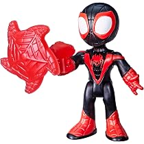 Marvel Spidey – Figurine Ghost-Spider 7,5 Cm Articulée Avec Ailes En Toile – Collection Inspirée Du Dessin Animé Disney Jr