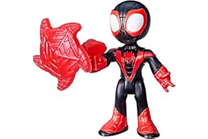 SPIDEY AND HIS AMAZING FRIENDS Miles "Spin" Morales z serialu "Spidey i super-kumple" Marvela, zabawka z dodatkiem
