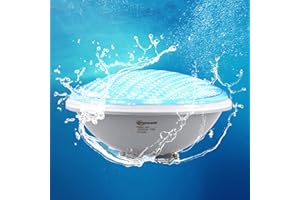 ‎KWODE KWODE LED Poolbeleuchtung PAR56, 40W Blau LED Unterwasserleuchten Poolleuchte IP68 Wasserdicht, Unterwasser Beleuchtung für Swimming Pool 12V DC/AC