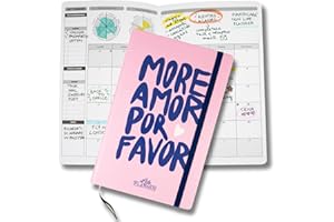 LIFE PLANNER PLAN IT, DO IT! Life Planner, Agenda Motivazionale Made in Italy, Agenda 12 Mesi, da Gennaio a Dicembre 2026, Planner Settimanale e Mensile, Spazi Dedicati a Pensieri e Riflessioni (More Amor, Piccola)