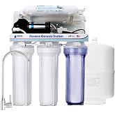 Reverse Osmosis Equipment - 5 Stage Osmosis Kit - Holds 6 L - Includes 75GPD Membrane, Water Tank, Pump and Filters - Nature