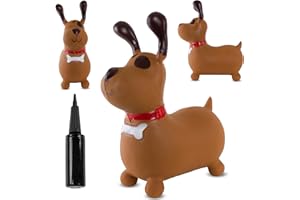 sun baby Juguete Que Rebota Cão Reksio Marrón