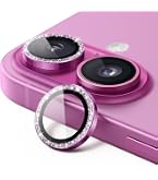LucBuy Pellicola Luminosa Per Fotocamera IPhone 16 Pro/Pro Max – Vetro 9H, Anelli Autoallineanti, 9 Colori