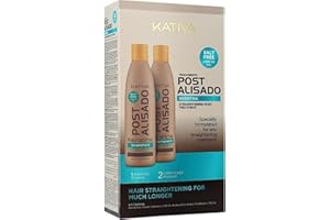 Kativa Maintenance Kit Post Straightening 2 Units | Shampoo and Conditioner Post Treatment || Extends the Duration of Straightening | Provides Hydration | Eliminates Frizz | Professional Quality