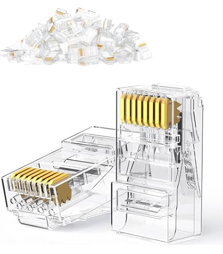 2 Prese RJ45 Femmina A 8 Pin Con Morsettiera | Connettore Ethernet Per Riparazione Rete - Foto 7
