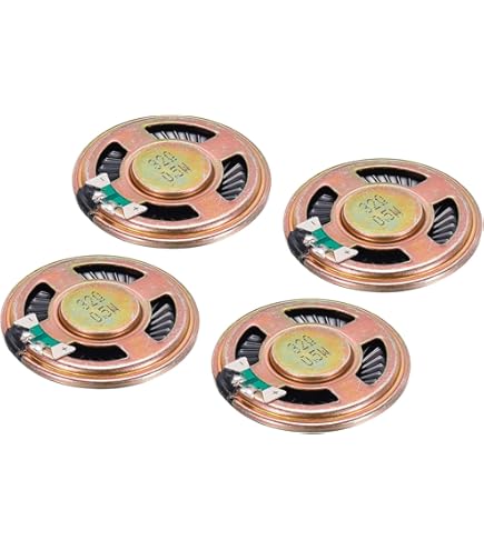 2 Altoparlanti 0.25W 8 Ohm 40mm - Altoparlanti Elettronici Con Magnete Interno - Foto 7