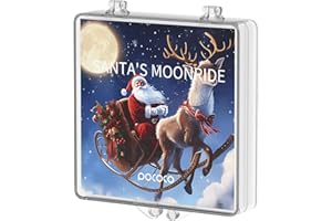 Realistic Disc Santa's Moonride - Disc for POCOCO Galaxy Lite Star Projector Home Planetarium, 5k Ultra HD, 1 Piece (Santa's Moonride - 1 Disc without Projector)