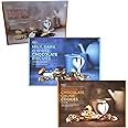 Marks and Spencer Extremely Chocolatey Milk Dark and White Chocolate Biscuits 450g, M&S Belgian Chocolate Chunk Cookies 500g and M&S Viennese All Butter Biscuit Selection 450g Biscuits Gift Bundle