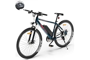 ‎ELEGLIDE Eleglide E Bike Erwachsene, M1 Elektrofahrräder 27,5 Zoll E-Mountainbike Damen Herren mit 7,5Ah Lithium-Akku, 250W Motor, Shimano 21-Gäng, MTB Elektrofahrrad