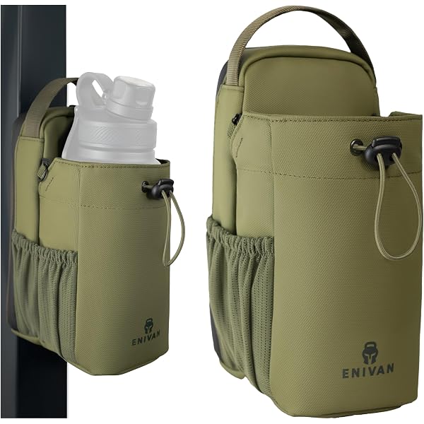 Sac Magnétique Porte-gourde Pour Sport Et Voyage - Étanche, Sangle Ajustable, Compact (11x16x26 Cm)