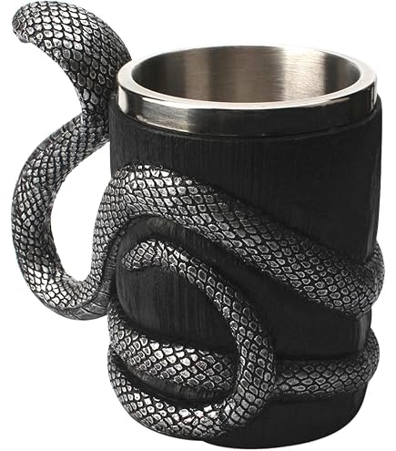 ZONSUSE Boccale Vichingo,Tazza Teschio Vichingo,Boccale Birra Ascia