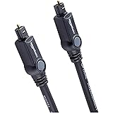 Amazon Basics Cavo audio ottico digitale Toslink, 1 m,Nero