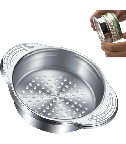 Tuna Can Strainer - Stainless Steel Food Can Drainer For Tuna, Beans, Vegetables