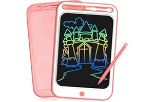 Richgv Tavoletta Grafica LCD Scrittura Digitale 12 pollici. Elettronico Colorato Portatile Ewriter Cancellabile Disegno, LCD Writing Tablet con Stilo per Bambini Adulti della Casa Scuola Ufficio. Blu