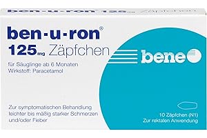 BENE ARZNEIMITTEL GMBH BEN-U-RON 125 mg Suppositorien 10 St
