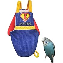 FONDOTIN Pannolini Riutilizzabili Per Uccelli - Tute Di Volo Per Pappagalli, Cocorite E Calopsite | Impermeabili E Igienici - Foto 2