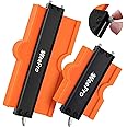 WeePro Contour Gauge with Lock, Contour Gauge Duplicator - Master Outline Gauge Measuring Tool - Contour Gauge Profile Tool 10 inch & 5 inch - Gauge Shape and Outline Tool for Carpenters, Woodworking