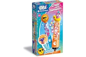 Clementoni Idea - Create Your Highlighters: Crazy Summer, Laboratorio degli Evidenziatori Personalizzati, Kit Creativo per Bambini 6+ Anni, con 3 Evidenziatori Personalizzabili con Accessori, 18130