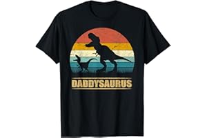RAWRSOME DINOSAUR CLOTHING Daddysaurus Dad Fathers Day Gift T rex Dinosaur Men T-Shirt