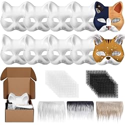 Masque Complet PVC 8 Pouces - Expression Double Rire/pleurs - Pour Halloween, Cosplay, Théâtre