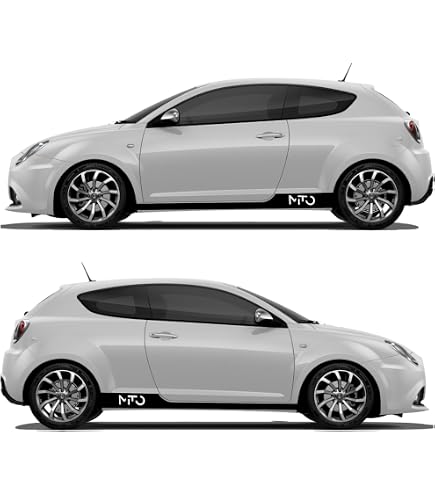 fasce adesive laterali alfa romeo 147 ducati NUOVE qualità superiore