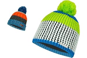 BOGG BORN IN SWEDEN POM Mütze für Kinder und Teenager, bunte Bommelmütze für Jungen und Mädchen, Wintermütze, Herbstmütze, Kindermütze mit Bommel