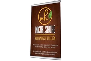 KDS 42 cm DIN A2 Poster Klemmschiene Posterschiene Posterleiste Posterhalter Aluminum Silber