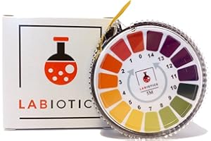 SIGAER Indikatorpapier für schnelle pH-Wert-Messungen (pH 0-14) - 5 Meter lange pH Papier Rolle - Ergibt bis zu 250 pH Teststreifen für Wasser & Co.