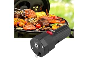 ZERODIS 1.5 V Nbarbecue grill à rotation à moteur CW/CCW retourner Grill Rotor Moteur pour barbecue rôti support supplémentaire Alimenté par batterie