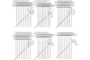 Woohome 60 Pz Memo Clip 6 Forma Animale Porta Segnaposto Clip Supporto Memo Clip per Riunioni di Festa di Nozze Carta da Ufficio Clip di Memo