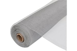 FERRETERIA LEPANTO Tela Mosquitera para Puerta y Ventana, Malla mosquitera de Aluminio (150 x 200 cm)