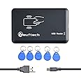 Neuftech USB RFID Reader ID Kartenlesegerät Kartenleser Kontaktlos Card Reader für EM4100