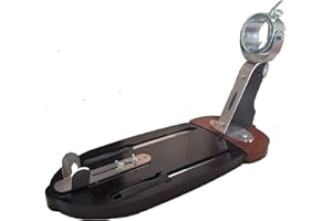 BlendNature Jamonero Profesional Gourmet Giratorio 360 Grados+ Primera Calidad de Madera Certificada FSC + Cuchillo de Corte y Afilador incrustados en la Base para Fácil Acceso