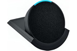 Sintron Wall Mount Shelf for Echo Pop, HomePod mini & Google Nest – Compact Smart Speaker Holder with Built-in Cable Management, Space-Saving, for Living Room, Kitchen, Bedroom, or Bathroom (Black)