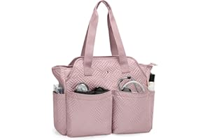 ‎FASROM Fasrom Tragebare Medizinische Tasche für Krankenschwester, Erste Hilfe Sets Tasche mit Gepolstertem Laptopfach, Rosa