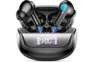 DONERTON Cuffie Bluetooth, Auricolari Bluetooth 5.4 Wireless, 45 Ore Stereo HiFi Immersivo, Cuffiette In Ear con 4 ENC Cancellazione Rumore Mic, IP7 Impermeabili Touch Control Cuffie Senza Fili per iOS/Android