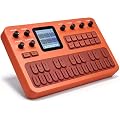 M-VAVE FM-1 Synthétiseur FM à 6 opérateurs avec 32 algorithmes, Orange | 128 sons prédéfinis, haut-parleur intégré, séquenceur 16 étapes, MIDI à 3 canaux, connectivité USB-C