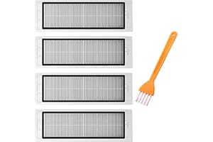 UPUPDAY 4pcs Filtre HEPA de remplacement compatible avec Aspirateur Xiaomi Roborock S5 Max S6 Pure S6 Max S6 MaxV S65 S60 S6 S55 S51 S50 S5